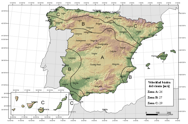 Acción Del Viento Según CTE DB-SE-AE 2009 - Código Para Las Estructuras